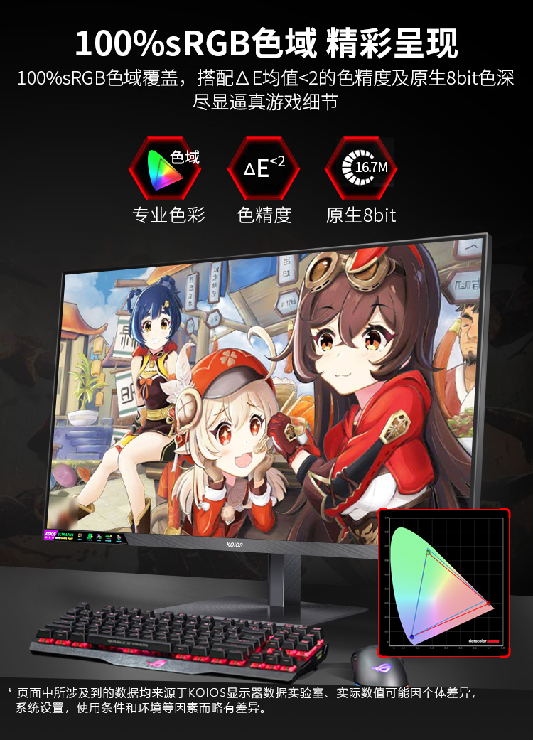 KOIOS K3221QG 32 Inch 2K Computer Monitor 165Hz Gaming Monitors IPS Screen HDR600 Lifting rotary display插图10