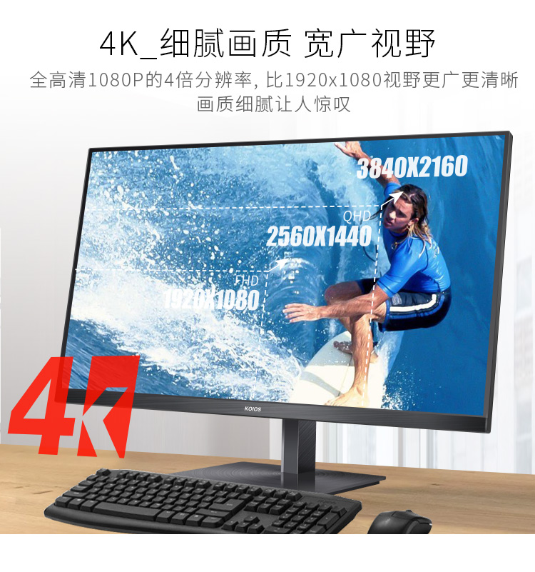 KOIOS K3221UC 31.5 Inch 4K Computer Monitor 60Hz Desktop LCD Display HDR IPS Screen Lifting rotary display插图6